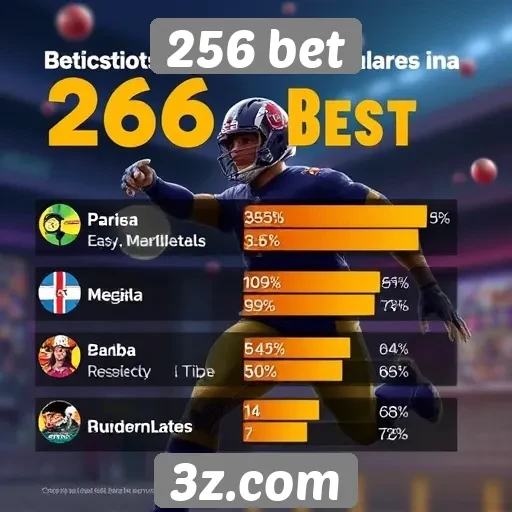 Estatísticas sobre os jogos mais populares na 256 bet