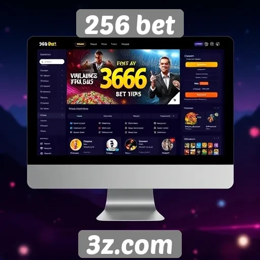 Interface do usuário do site 256 bet